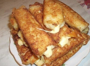 Recipe Potato sticks filled with cheese