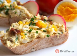 Recipe Egg spread with anchovies and capers