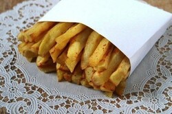 Recipe preparation Crispy fries with no oil, step 6