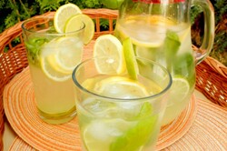 Recipe preparation Ginger lemonade, step 1