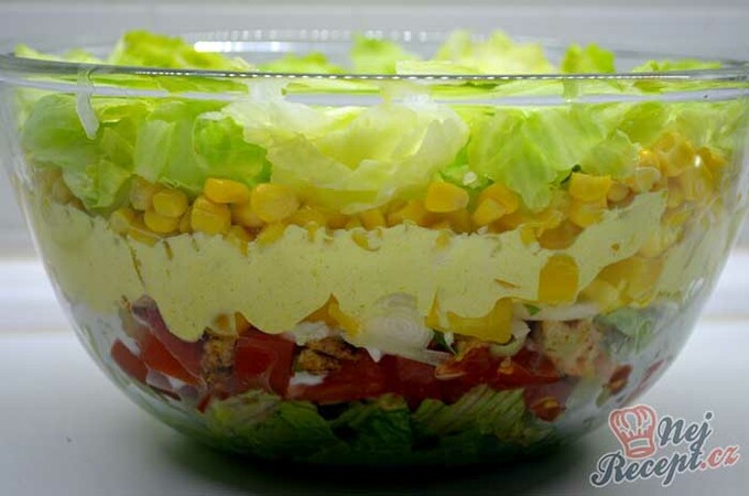 Recipe Layered Chinese salad