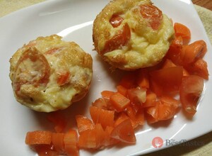 Recipe Egg muffins filled with vegetables