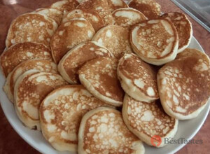 Recipe Real fluffy pancakes