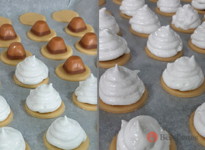 Recipe Snow candies with a surprise inside