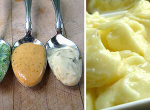 Recipe Homemade mayonnaise with different flavors