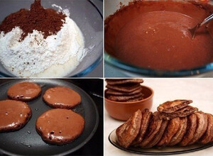 Recipe Cocoa pancakes