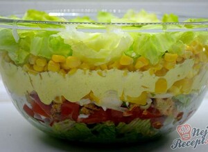 Recipe Layered Chinese salad