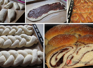Recipe Pudding braided pastry