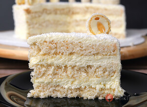 Recipe Raffaello cake with the easiest and best cream