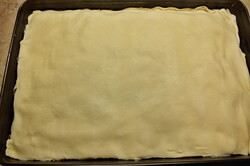 Recipe preparation Pudding delicacy made of puff pastry and Lady fingers, step 3