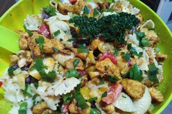 Recipe Chicken salad without mayonnaise with honey mustard dressing