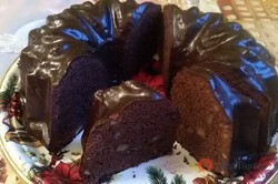 Chocolate pound cake with walnuts - photo recipe, step 13