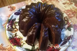 Chocolate pound cake with walnuts - photo recipe, step 14
