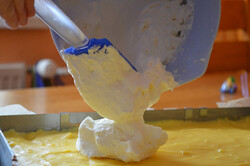 Recipe preparation Creamy ice cubes, step 6