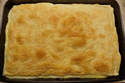 Recipe preparation Pudding delicacy made of puff pastry and Lady fingers, step 4