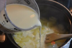 Recipe preparation Heaven on a plate - Apple slices with mascarpone cream, step 4