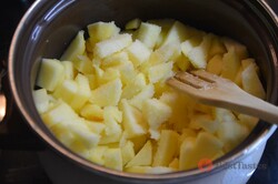 Recipe preparation Heaven on a plate - Apple slices with mascarpone cream, step 3