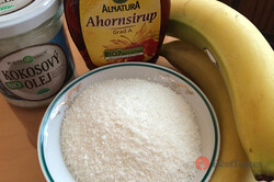 Recipe preparation Fitness coconut cake with bananas - photo instructions, step 6