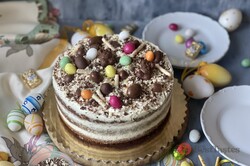 Recipe preparation Easter cake - carrot sponge cake and mascarpone cream, step 5