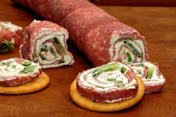 Recipe preparation Salami canapes ready in 5 minutes, step 7
