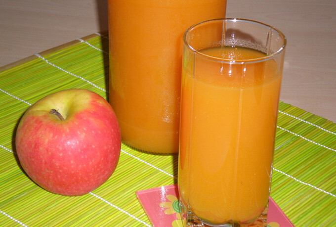 Recipe Homemade apple carrot juice