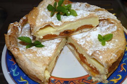 Recipe Pudding delicacy made of puff pastry and Lady fingers