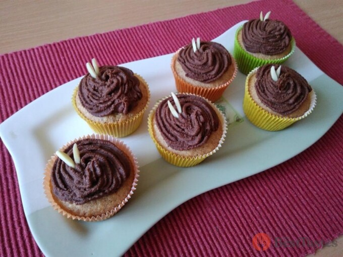 Recipe Cupcakes with chocolate whipped cream