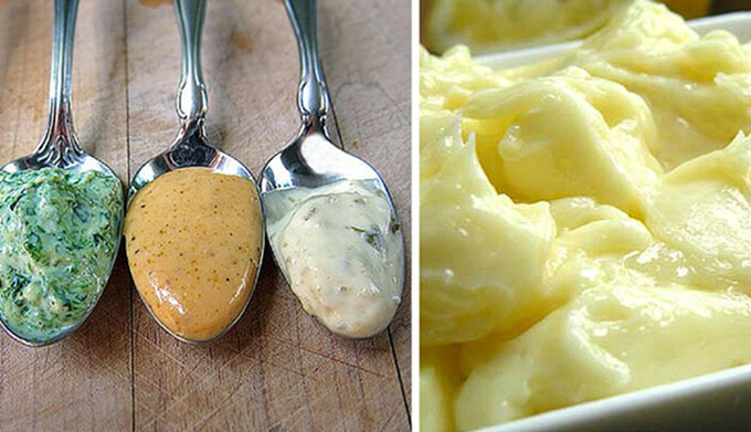 Recipe Homemade mayonnaise with different flavors