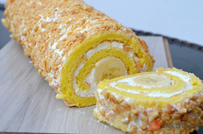 Recipe The easiest and best banana roulade you'll ever eat. Once you try it, you won't want any another.