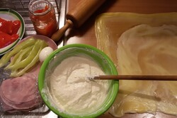 Recipe preparation Stuffed cheese roulade, step 7
