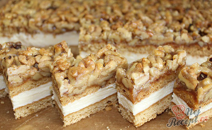 Recipe Amazing honey slices with nuts