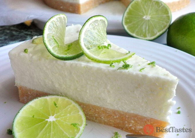 Recipe Refreshing lime cheesecake