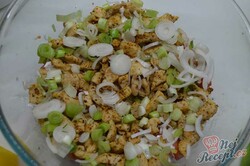 Recipe preparation Layered Chinese salad, step 4
