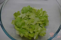Recipe preparation Layered Chinese salad, step 3