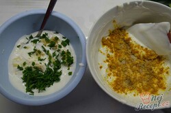 Recipe preparation Layered Chinese salad, step 2