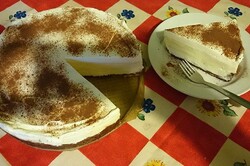 Recipe preparation No-bake cake with vanilla cream, step 12