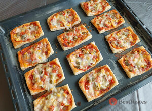 Recipe Puff pastry canapes, the best treat for your guests.
