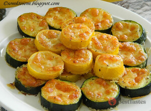 Recipe Baked zucchini with cheese - a quick meal for dinner
