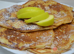 Recipe Tasty apple pancakes