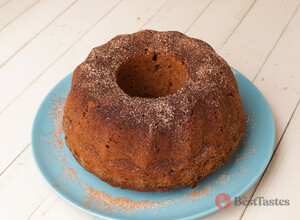 Recipe Chocolate pound cake which is soft and moist thanks to one ingredient