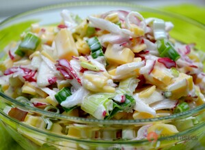 Recipe Radish salad with cheese