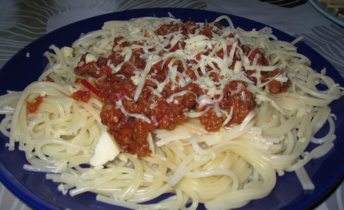 Recipe Spaghetti Bolognese