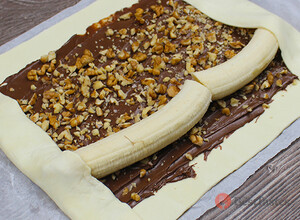 Recipe A phenomenal super quick roulade with nutella and banana